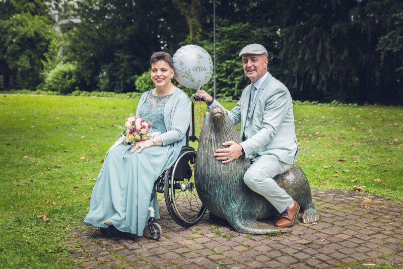 Brautpaar im Park - Hochzeitsfotograf André Wolfs Mönchengladbach & NRW