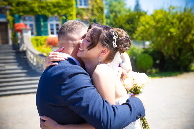 Brautpaar First Look - Hochzeitsfotograf André Wolfs Mönchengladbach & NRW