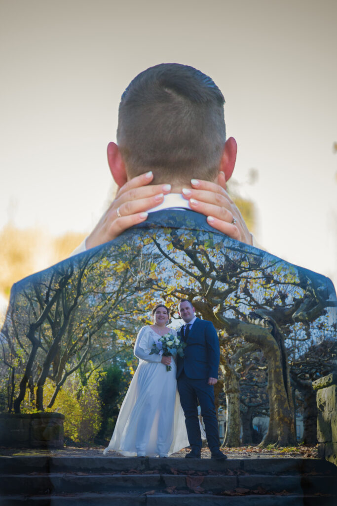 Bildkomposition Brautpaar - André Wolfs Fotografie Mönchengladbachg & NRW